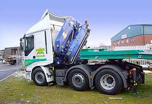 Beland crane lorry conversion